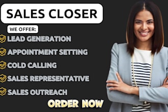 sales closer sales representative cold calling appointment setting spr