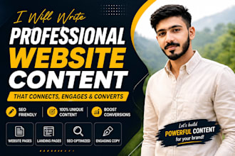 write professional SEO website content