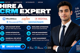 do wealthbox connecteam redtail crm automation housecall pro zapier integration