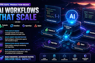 build type safe production ready ai workflows using pydantic ai  autogen agno