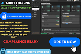 develop ai audit logging system with usage tracking dashboard enterprise ai