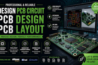design pcb circuit, pcb design, and pcb layout