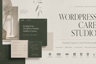 repair wordpress website issues, malware cleanup, speed boost