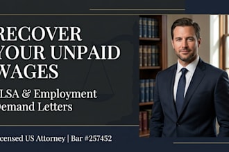 draft an unpaid wages demand letter to recover your paycheck