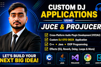 develop juce projucer vst audio dj applications using oop cpp programming