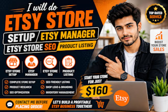 do etsy store setup etsy manager etsy store SEO product listing
