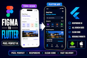 convert figma to flutter app UI