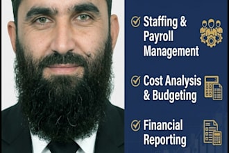 provide professional HR and finance support