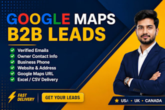 do google maps lead generation with verified business emails