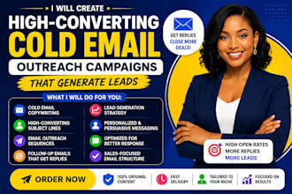 create high converting cold email outreach campaigns that generate leads