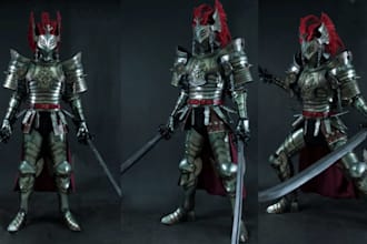 do 3d cosplay creation 3d cosplay model wearable armor evafoam pepakura 3d props