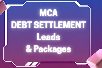 generate debt settlement leads