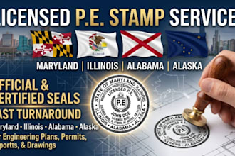 pe stamp maryland pe stamp illinois pe stamp alabama pe stamp alaska