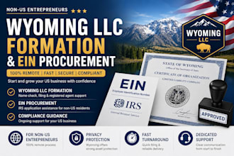 form your wyoming llc and secure ein for nonresident entrepreneurs