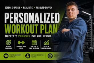 create a personalized workout plan for your goals