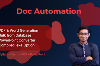 automate bulk PDF and word document generation