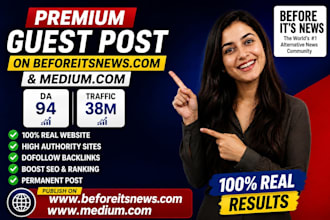 do guest posts at beforeitsnews,com and newsbreak,com SEO backlinks