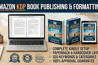 amazon KDP book publishing, book formatting, and kindle self publishing