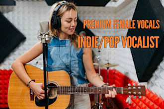 write and sing an original indie pop song for your project