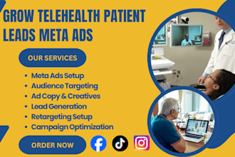 generate telehealth leads with meta ads and social media marketing