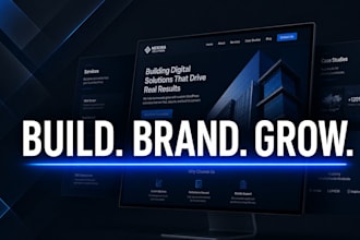 design a professional wordpress business website with multiple pages