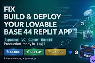 build, fix deploy lovable replit supabase cursor base44 rocket new bolt vo ai