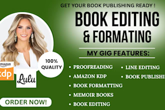 developmental edit, proofread fiction and non fiction novel, paperback, memoir