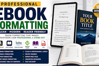 do ebook formatting kindle formatting epub formatting and kdp ebook formatting