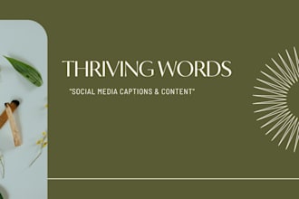 write health wellness social media posts and captions