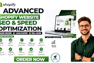 do advanced shopify website SEO and speed optimization