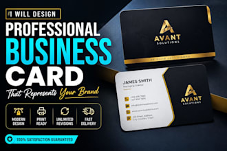 design custom eye catching professional business card