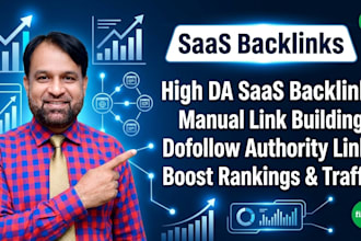 build saas backlinks with manual high da SEO link building