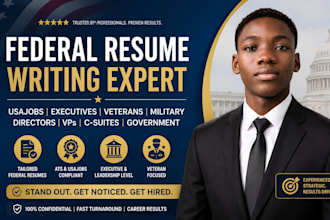 write professional federal resume