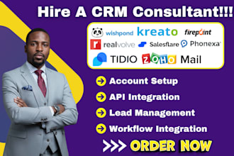 setup wishpond salesflare firepoint realvolve zoho mail phonexa tidio kreato CRM