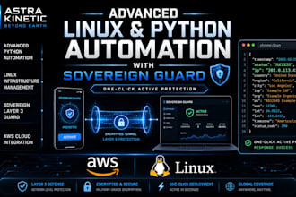 build custom python automation scripts and linux server guard tools