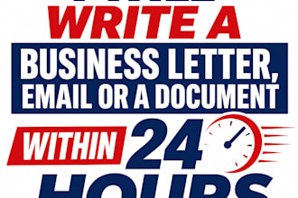 write a high quality email, sales pitch, or business letter