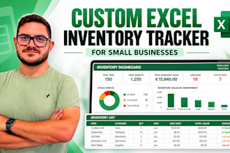 build a custom excel inventory spreadsheet