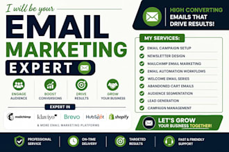 create mailchimp email campaigns and email automation