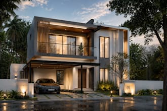 create sketchup and lumion architectural renders