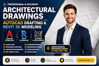 draw architectural drawings and permit ready blueprints