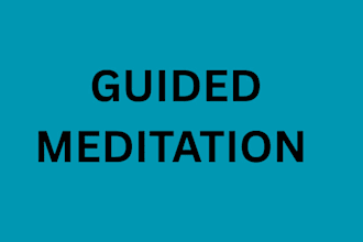 write custom guided meditation script