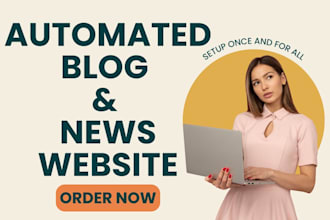 build automated ai tech news insurance real estate autoblog wordpress website
