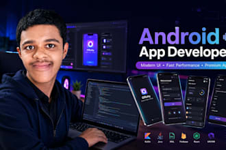 develop custom android app with apk and source code
