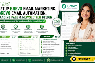setup brevo email marketing brevo email automation landing page newsletter desig