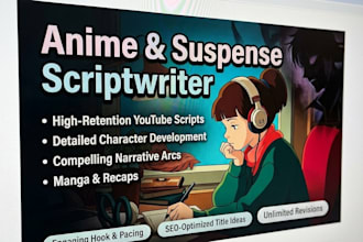write viral anime recaps and youtube automation scripts