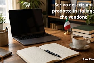 scrivo descrizioni prodotto in italiano persuasive e ottimizzate