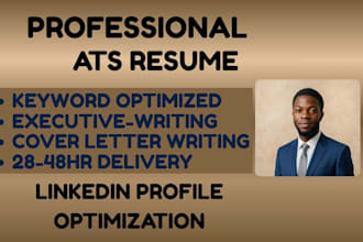 craft a professional resume cover letter and linkedin