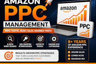 create and optimize amazon PPC campaigns to increase sales and lower acos