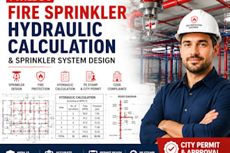 inspect, maintain, and perform hydraulic calculations for fire sprinkler