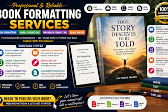 do book formatting ebook formatting kindle formatting paperback formatting ebook